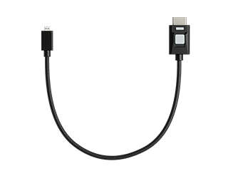 4Kp60 Locking HDR Micro to Full HDMI High Speed Cable